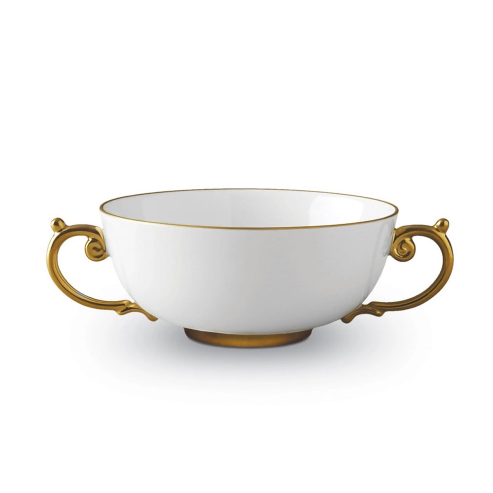 NEW L’Objet Aegean Gold Pasta/Soup Bowl (2)